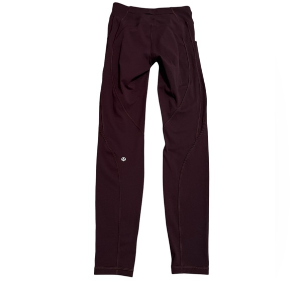 Lululemon Time To Sweat High Rise 28” Plum Shadow Leggings - Picture 5 of 7